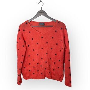 Wooden Ships Slouchy Polka Dot Sweater - Size XS